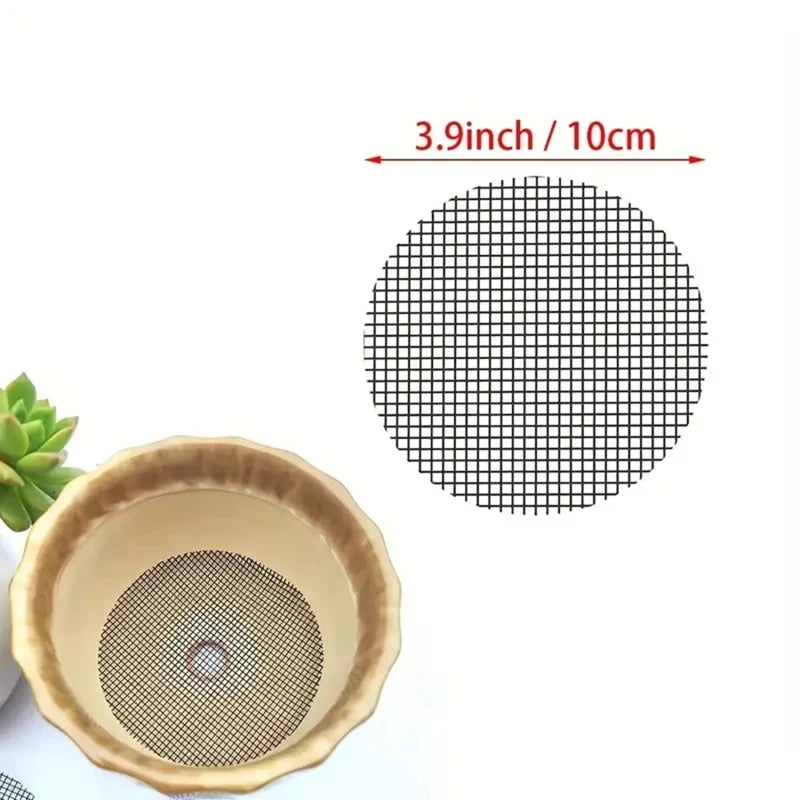 Drainage Hole Screen For Planters