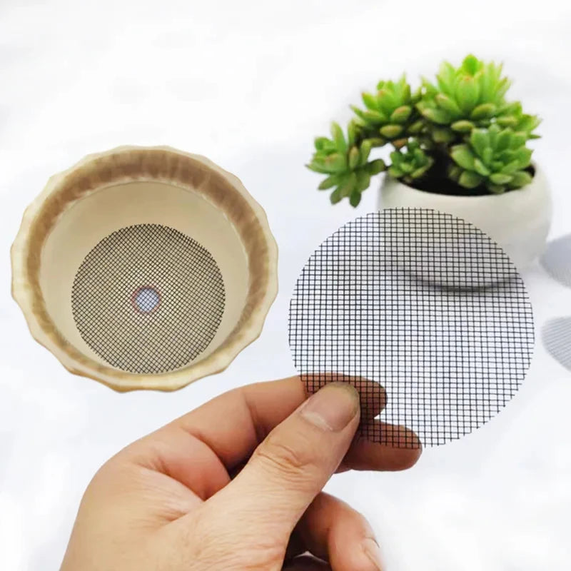 Drainage Hole Screen For Planters