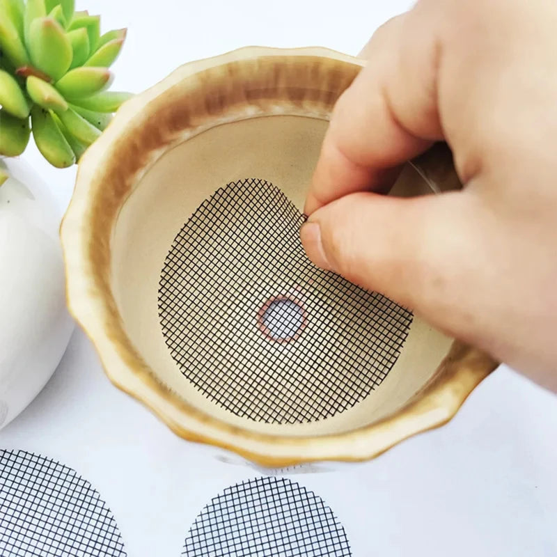 Drainage Hole Screen For Planters