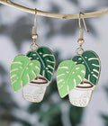Monstera Earrings
